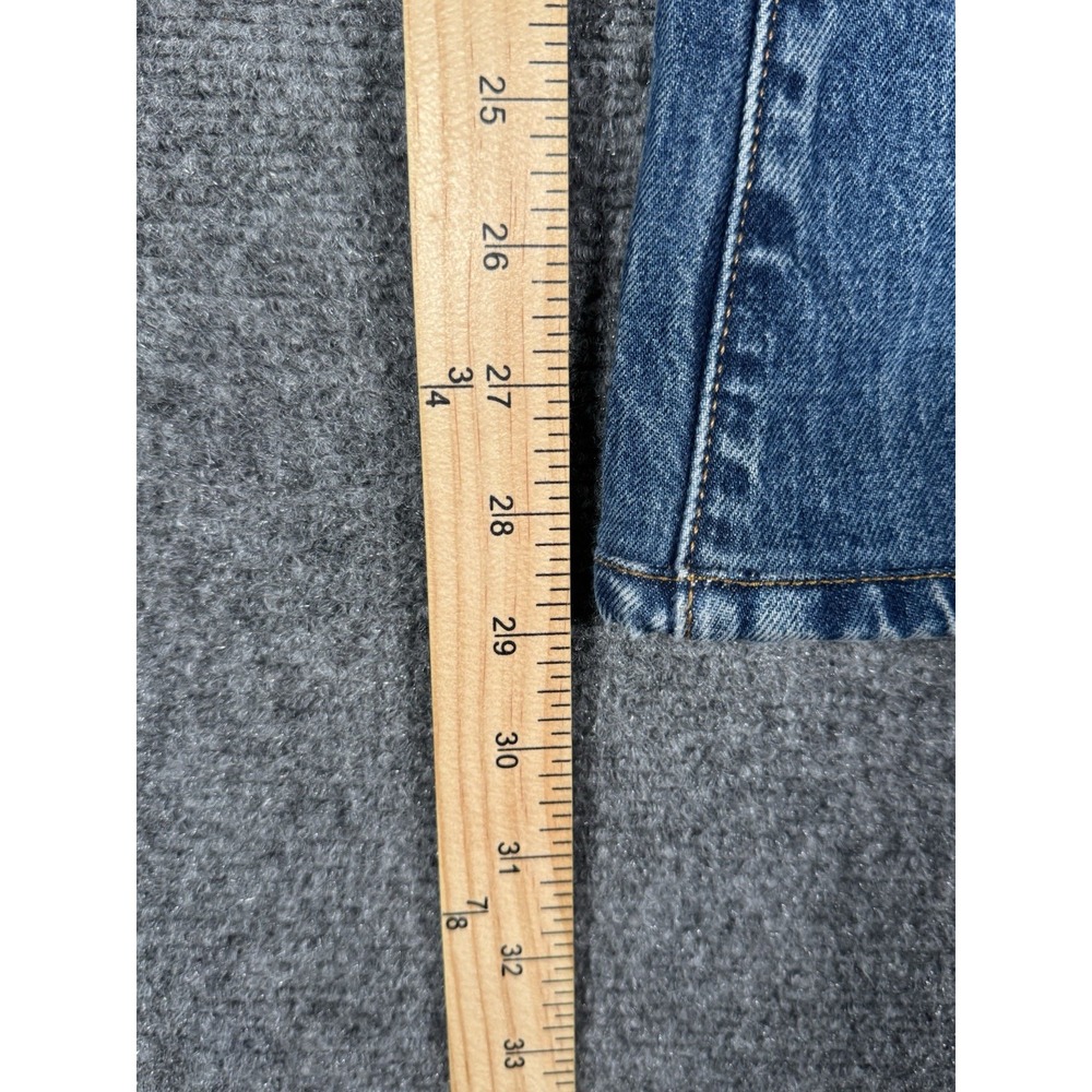 Reformation Jeans‎ Womens 29 Blue High Rise Wide Leg Denim Cotton Stretch EUC - Picture 10 of 15